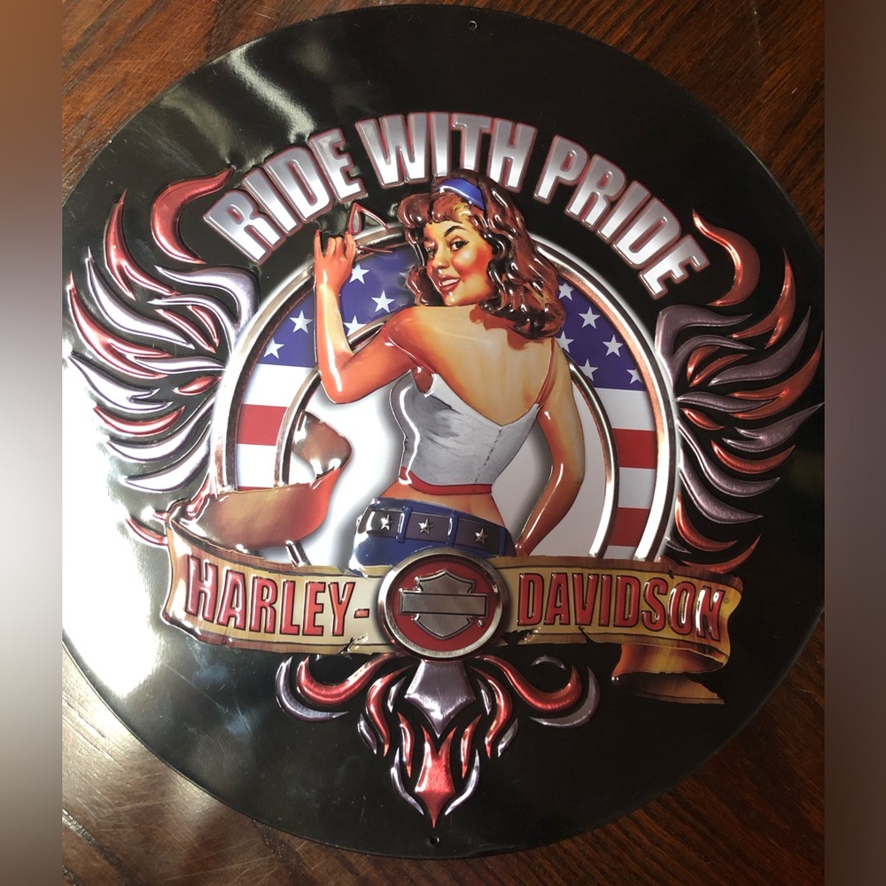 15inch Harley-Davidson Ride With Pride Wall Art - Picture 2 of 11
